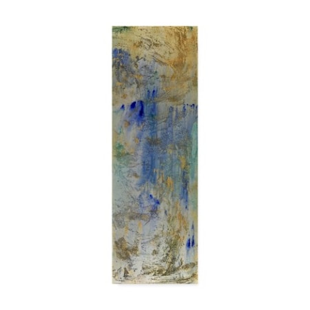 Aleta Pippin 'Enchanted Blue Yellow' Canvas Art,8x24